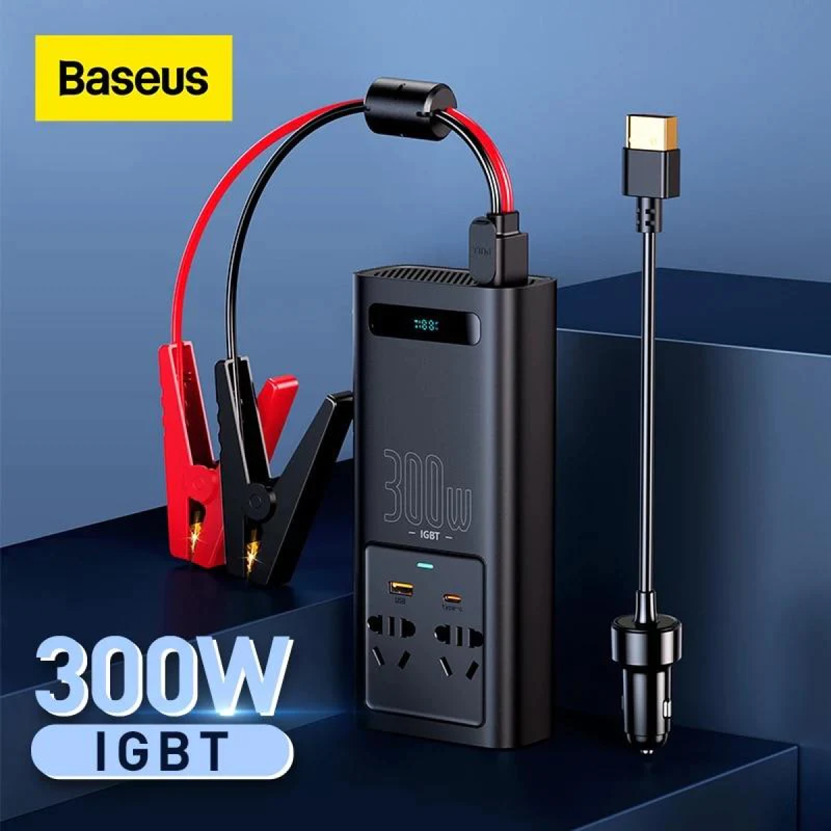 Buy Baseus IGBT Power Inverter 300W (220V CN/EU ) best price in Pakistan